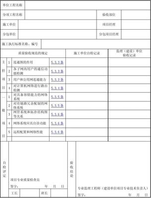 計(jì)算機(jī)網(wǎng)絡(luò)系統(tǒng)檢測(cè)檢驗(yàn)批質(zhì)量驗(yàn)收記錄及施工要點(diǎn)分析